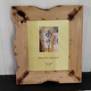 Vintage Wood Photo Frame